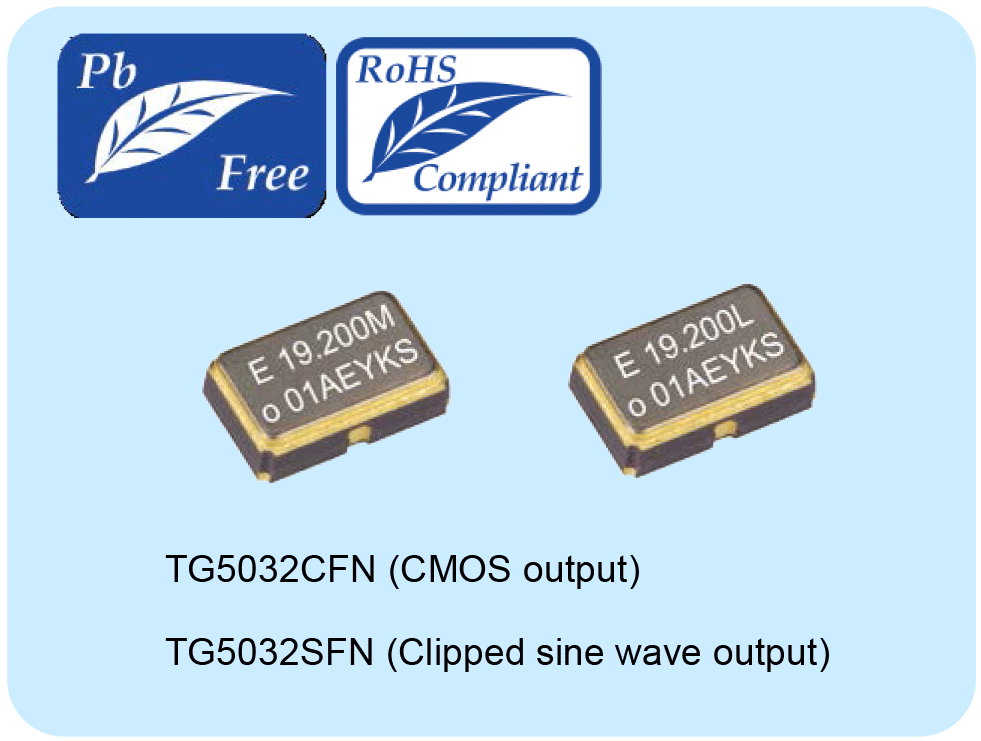 5032貼片4腳超高精度溫補晶振40M TG5032CFN 40Mhz CBGNNA